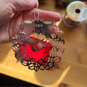 Avon Silverplate Dove Ornament